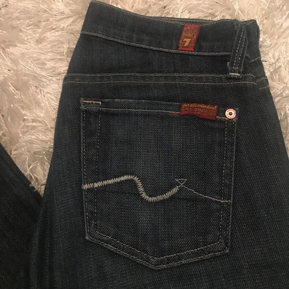 7 for all Mankind straight leg jeans - Picture 2 of 3